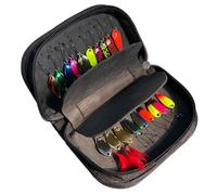 Cuillère De Pêche À Paillettes, Accessoires De Pêche + Sac De Transport Portable À Coque Dure Double Face, Tissu Oxford Étanche