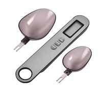 Cuillère de pesée | Cuillère doseuse électronique avec affichage alimenté par batterie de haute précision, échelle graduée réglable Têtes interchangeables pour lait en poudre Farine Aliments pour anim