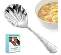 Cuillere de service acier inox ideal pour la maison et le restaurant couleur inox