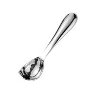 Cuillère de service alimentaire en acier inoxydable - Cuillère à melon - Cuillère à crème glacée - Outil de creuser des fruits - Cuillère à pastèque - Cuillère à dessert facile à utiliser