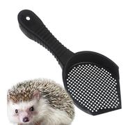 Cuillère de toilette ergonomique suspendue pour chat, cuillère multifonction | Nettoyeur d'angle efficace pour chats, tortues, grenouilles, serpents, lézards et petits animaux de compagnie