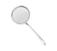 Cuillère d'écumoire à mailles fines en acier inoxydable à long manche, filtre ultra fin, passoire alimentaire pour marmite, soupe, jus, écumage de graisse, mousse, poignée