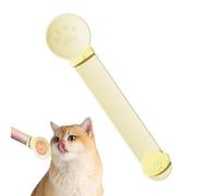 Cuillère distributrice de friandises humides pour chat, mangeoire à bande pour chat | Distributeur de cuillères pour chat Snack liquide coulissant,Pelle à collation léchable pour chat, cuillère à barr