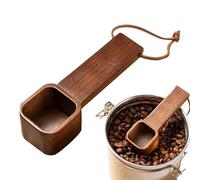 Cuillère doseuse à café en bois de noyer | Cuillère à café pour un savoir-faire raffiné et une longue durée de vie | Récipients faciles d'accès | Toucher lisse au toucher