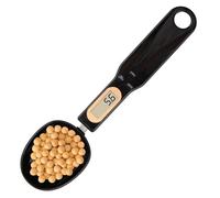 Cuillère Doseuse à Graduation, 0,1g - 500g, écran LCD, 4 unités de pesage, Balance Alimentaire Multifonctions de Cuisine, Convient aux poudres, particules minuscules la médecine, Les haricots (Noir)