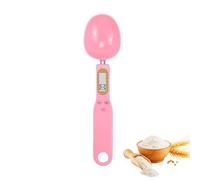 Cuillère Doseuse à Graduation, 0,1g - 500g, écran LCD, 4 unités de pesage, Balance Alimentaire Multifonctions de Cuisine, Convient aux poudres, particules minuscules la médecine, Les haricots (Rose)