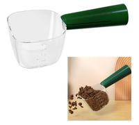 Cuillère doseuse alimentaire - PZCC - 1 pièce - Graduations transparentes - Clip de fermeture - Vert