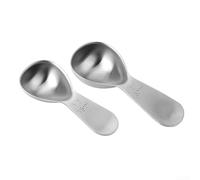 Cuillère doseuse compacte en acier inoxydable pour sacs à café, boîtes et bocaux pour un rangement et un accès faciles (B)