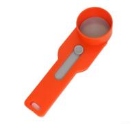 Cuillère Doseuse Double Face avec Entonnoir 4 et 2 Cui(Orange) | Plastique ABS haute résistance, , lavable pour facile, couleur variée, usage quotidien
