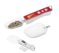 Cuillère doseuse électronique - Doseur numérique en ABS - Outil pour portions de 13 cm - Compteur de précision de 500 g - 0,05 g - Indicateur des ingrédients avec panneau d'affichage LCD - Contrôle