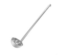 Cuillère doseuse en acier inoxydable avec crochet, louche à soupe, louche de cuisine avec long manche pour cuisine, sauce à soupe (B)