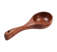Cuillère Doseuse en Bois Marron, Mesurette à Café, Simple et Élégante | Prise en Main Confortable, Usage Quotidien, pour Café Moulu, Thé en Vrac, Farine et Épices