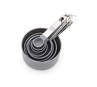Cuillère Doseuse Ensemble de cuillère à mesurer, tasse et en acier inoxydable pour Mesurer(Grey)