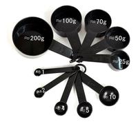 Cuillère Doseuse - Lot de 10 - Plastique - Noire - Mesure Précise