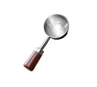 Cuillère doseuse, manche en noyer, for poudre de café, ustensile cuisine, pâtisserie(Color 01)