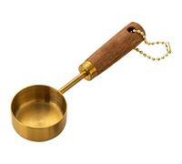 Cuillère Doseuse Mini 1 Pièce en Acier Inoxydable Manche en Bois