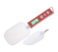 Cuillère Doseuse Numérique 500g 0,1g Cuisine et Pâtisserie | Cuillère Amovible en ABS Rouge, Écran LCD, à Zéro Simple, pour Épices, Sucre, Café, Voyage et Préparation