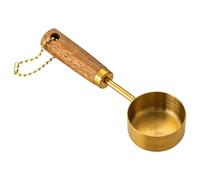 Cuillère Doseuse Poignée en Bois Mini en Acier Inoxydable