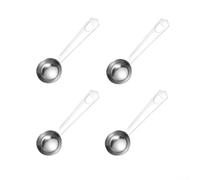 Cuillère doseuse profonde en acier inoxydable 304 de 20 ml 13,4 cm | Construction en acier inoxydable 304, bol profond de 20 ml, pressé sans couture pour la surface