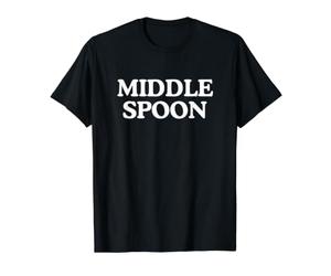 Cuillère du Milieu drôle polyamour Relation Meme Raunchy Gag T-Shirt Graphique avec Valeur