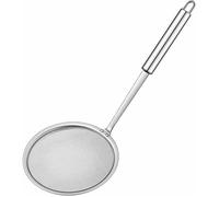 Cuillère Écumoire Inox 10cm, Araignée Cuisine, Passoire Ajourée pour Filtrer Aliments, Cuisson et Résidus
