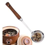 Cuillère écumoire, louche filtre à huile en maille - Outil de cuisine en acier inoxydable pour enlever la graisse, la mousse, la sauce, les résidus dans la cuisine à la maison, la préparation de la