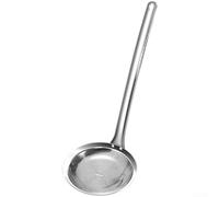 Cuillère écumoire, passoire de cuisine en acier inoxydable 316 avec long manche 80 mailles fines pour casserole chaude mousse huile écrémage (L)
