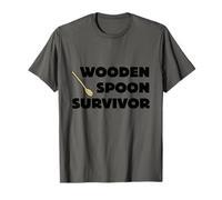 Cuillère en Bois avec Citation de survivant et Nostalgie T-Shirt