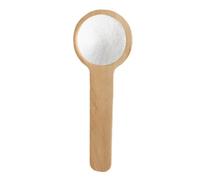 Cuillère en bois petite, cuillère de service pour sel, lait en poudre, thé, ustensile de cuisine pratique (4.53x1.38x0.98 inches)