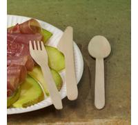 Cuillère en bois 'pure', longueur: 157 mm, par 500