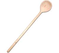 Cuillère en bois Ronde 30 cm | Cuillère de cuisine en bois | Cuillère écologique pour la cuisson | Cuillère en bois pour mélanger | Cuillère naturelle