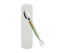 Cuillère en silicone | Grattoir à Bord Dentelé avec Prise Confortable et Sécurisée | Cuillères repas apprentissage alimentation | Pour maison appartement école restaurant crèche voyage camping pique-n