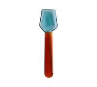 Cuillère en verre résistante à la pour glaces, yaourts, thé lait, cuillères à repas robustes et portables avec un joli design pour, cuillères résistantes à la