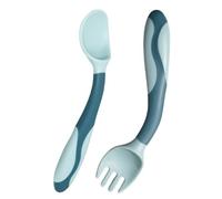 Cuillère Et Fourchette Bébé - Couverts Bébé Apprentissage Alimentation,Ustensiles D'apprentissage Ergonomiques Pour En Phase De Sevrage Alimentaire