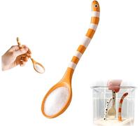 Cuillère fantaisie en forme d'anguille - Un ustensile de cuisine amusant et pratique. Design animal mignon pour cuisiner, pâtisser et préparer du café. Durable et facile à nettoyer. (#2)