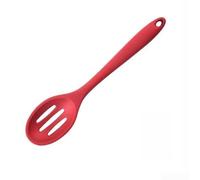 Cuillère fendue avec des proportions équilibrées entre la longueur de la poignée et la taille du bol, conçue pour un mouvement contrôlé et une précision (rouge)