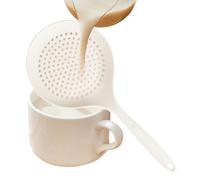 Cuillère fendue en silicone, écumoire, ustensiles de cuisine, grande cuillère à passoire résistante à la chaleur avec long manche, idéale pour les pâtes, les nouilles, les légumes et la soupe, outil