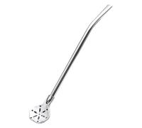 Cuillère filtrante en paille, paille Yerba Mate,Paille pour infuseur à thé en acier inoxydable - Pailles filtrantes portables, pailles réutilisables en forme de fleur pour café, Restaurants,