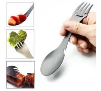 Cuillère Fourchette De Table, Outils Multiples, Ouvre-Boîte Ou Bouteille Portable, Couverts Multi-Outils, Ustensile De Camping Spork, Pour Le Pique-Nique, En Acier Inoxydable