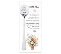 Cuillère « Good Morning Mum » - Cadeau de fête des mères pour femme, maman, anniversaire, départ à la retraite pour maman, cuillère à café, thé - Cadeau pour les amateurs de café, de thé, de la part