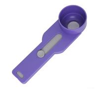 Cuillère multifonction avec entonnoir intégré, entonnoir lisse, étanche, double capacité, pour bouteilles étroites (violet)