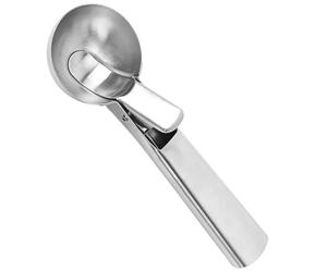 Cuillère multifonction en acier antirouille pour crèmes glacées et fruits, bords lisses et construction robuste, deux tailles en option pour deux tailles de crème glacée