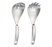 Cuillère multifonction en acier inoxydable 304 avec construction robuste pour écraser, râper et séparer les aliments (style B)