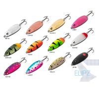 Cuillère ondulante Delphin ELIPZ FullSCALE | 12g RedEND Hook #2