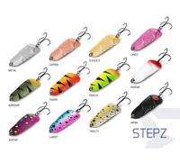 Cuillère ondulante Delphin STEPZ StripSCALE | 10g JAPAN Hook #2