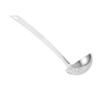 Cuillère Passoire en Acier Inoxydable pour Soupe, Louche Cuisine | Argenté, Design Suspendu, Égouttage des Bouillons, Ramassage des Ingrédients, Rangement Facile, pour Wok