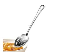 Cuillère Percée en Métal - Cuillère de Service Percée 38 cm en Acier Inoxydable | Écumoire Antiadhésive pour Cuisine Maison, Friture, Buffet et Pâtisserie avec Manche Ergonomique