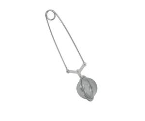 Cuillère-pince à thé boule ronde en inox