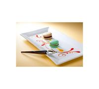 Cuillère-Plume (2 pièces) décors sucrés et salés + livret de recettes manche silicone marron