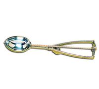 Cuillère portionneuse professionnelle à pince type CR. Cuillère à glace ovale. Longueur 62 mm.
